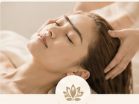 Stress relief head spa therapy